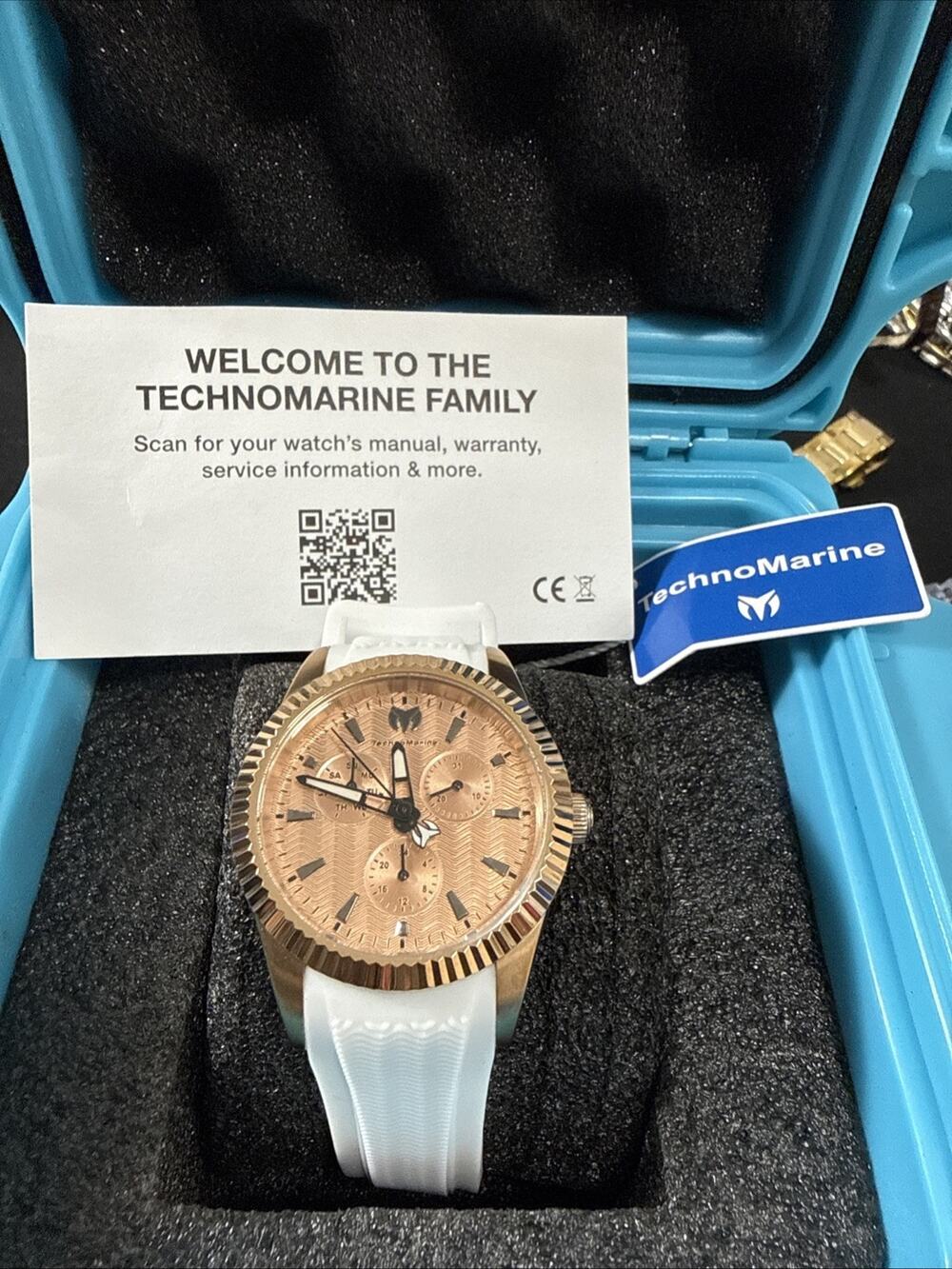Women’s Technomarine Sea Dream TM-724004 Rose Gold Brand New With Hard Box